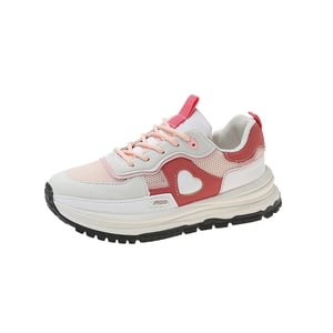 2022 Kawaii Love Strawberry Pink Korean Women  Kawaii Love Versatile Casual Platform Vulcanized Shoes Women Tenis Feminino