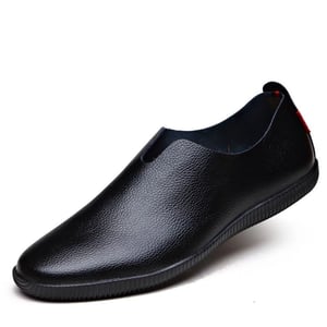 Summer Shoes Men Casual Brand Genuine Leather Loafers Men Breathable Boat Shoes Moccasins