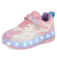 Roller shoes with retractable wheels